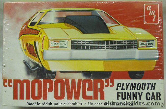 AMT 1/25 Mopower Plymouth Funny Car, T351 plastic model kit